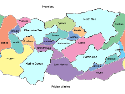 Map of Miravel