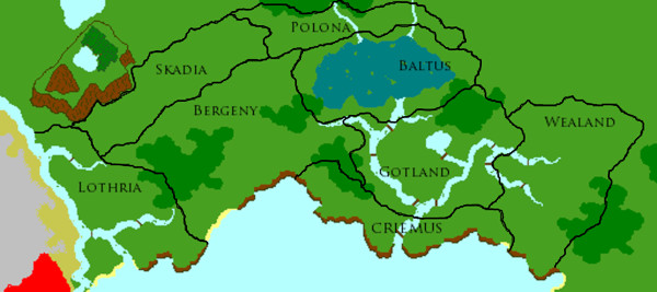 Map of the Allied Kingdoms