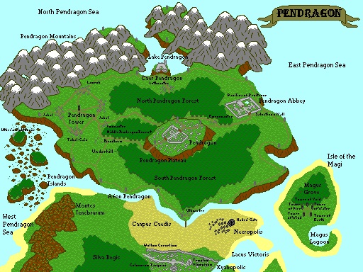 Map of Pendragon
