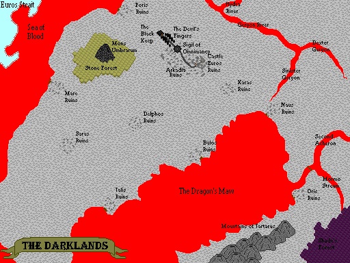 Map of the Darklands